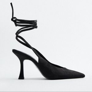 Zara mid-heel slingback mules